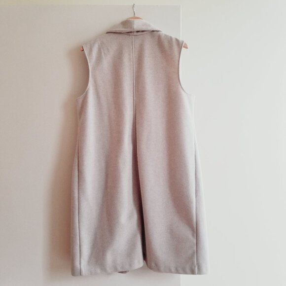 Joie Duster Long Vest – Oatmeal – XL - Picture 4 of 9